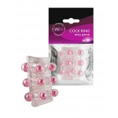 Прозрачная сквозная насадка на пенис с цветными шариками - Erowoman-Eroman - в Серпухове купить с доставкой