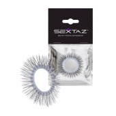 Круглое эрекционное кольцо с «ресничками» - Sextaz - в Серпухове купить с доставкой