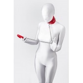 Красный ошейник с подкладкой из меха - ToyFa - купить с доставкой в Серпухове