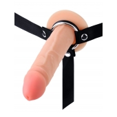 Мужской полый страпон на регулируемых ремнях - 18,5 см. - Sex Expert - купить с доставкой в Серпухове