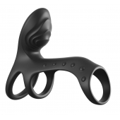 Черная насадка на пенис Ultimate Couples Cage Pro - Pipedream - в Серпухове купить с доставкой