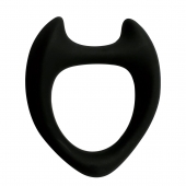 Черное эрекционное кольцо с рожками Wooomy Toro M - Adrien Lastic - в Серпухове купить с доставкой