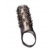 Дымчатая насадка на пенис с выпуклостями - 12 см. - Sex Expert - в Серпухове купить с доставкой