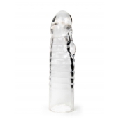 Прозрачная закрытая насадка на член - 15 см. - Sex Expert - в Серпухове купить с доставкой