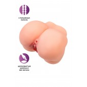 Реалистичный мастурбатор в форме попки с 2 любовными входами - No Name - в Серпухове купить с доставкой