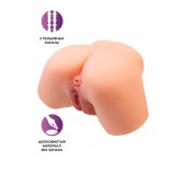 Телесный реалистичный мастурбатор-полуторс с 2 любовными входами - No Name - в Серпухове купить с доставкой