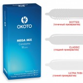 Презервативы OKOTO Mega Mix - 18 шт. - Sitabella - купить с доставкой в Серпухове