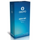 Презервативы OKOTO Mega Mix - 18 шт. - Sitabella - купить с доставкой в Серпухове