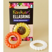 Цветное рельефное эрекционное кольцо Ellasring - Sitabella - в Серпухове купить с доставкой