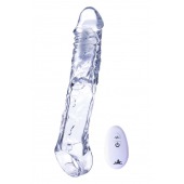 Прозрачная насадка-удлинитель Length Enhancer With Bullet с подхватом - 22,3 см. - NMC - в Серпухове купить с доставкой