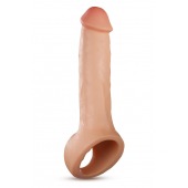 Телесная насадка-удлинитель Thrive 8.75 Inch Realistic Penis Extender Sleeve - 22,2 см. - Blush Novelties - в Серпухове купить с доставкой