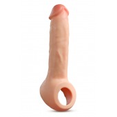 Телесная насадка-удлинитель Thrive 8.75 Inch Realistic Penis Extender Sleeve - 22,2 см. - Blush Novelties - в Серпухове купить с доставкой