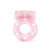 Розовое эрекционное виброкольцо с бабочкой - 1137 - в Серпухове купить с доставкой