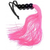 Розовая силиконовая плеть - 35,5 см. - Boys of Toys - купить с доставкой в Серпухове