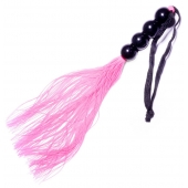 Розовая силиконовая плеть - 35,5 см. - Boys of Toys - купить с доставкой в Серпухове