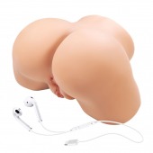 Телесный мастурбатор Olivia с 2 любовными отверстиями - Baile - в Серпухове купить с доставкой