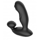 Черный вибромассажер простаты с вращающимся шариком - Secwell - в Серпухове купить с доставкой