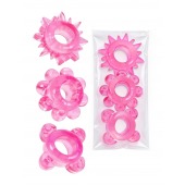 Комплект из 3 розовых эрекционных колец - Erowoman-Eroman - в Серпухове купить с доставкой