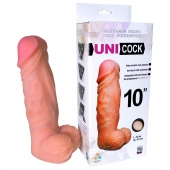 Фаллическая насадка Харнесс UNICOCK 10  - 25 см. - LOVETOY (А-Полимер) - купить с доставкой в Серпухове