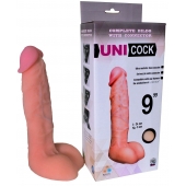 Фаллическая насадка Харнесс UNICOCK 9  - 24 см. - LOVETOY (А-Полимер) - купить с доставкой в Серпухове