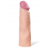 Реалистичная насадка с ярко выраженной головкой - 16,5 см. - A-toys - в Серпухове купить с доставкой