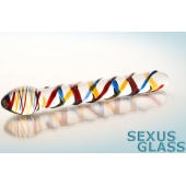 Стеклянный фаллос с гладкой головкой - 25 см. - Sexus