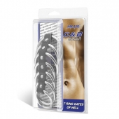 Хомут на пенис из 7 колец 7 Ring Gates Of Hell - BlueLine - купить с доставкой в Серпухове