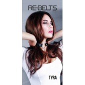 Чёрный кожаный чокер-кляп Tyra Black - Rebelts - купить с доставкой в Серпухове