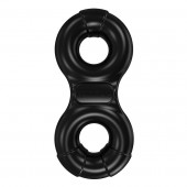 Чёрное эрекционное виброкольцо Eight - Bathmate - в Серпухове купить с доставкой