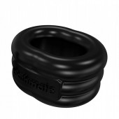 Чёрное эрекционное виброкольцо Stretch - Bathmate - в Серпухове купить с доставкой