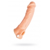 Удлиняющая насадка на пенис с вибрацией - 18,5 см. - ToyFa - в Серпухове купить с доставкой