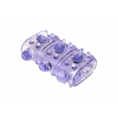 Фиолетовая насадка на пенис Rings Armour - Lola Games - в Серпухове купить с доставкой