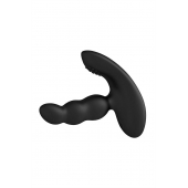 Черный силиконовый стимулятор простаты Levett Nitoc с пультом ДУ - Levett - в Серпухове купить с доставкой