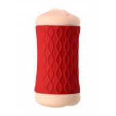 Двухсторонний мастурбатор JOS  NADIN в красном цилиндре - JOS - в Серпухове купить с доставкой