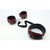 Кожаный БДСМ-набор - БДСМ Арсенал - купить с доставкой в Серпухове