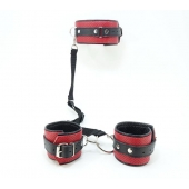 Кожаный БДСМ-набор - БДСМ Арсенал - купить с доставкой в Серпухове