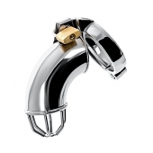 Серебристый мужской пояс верности TOYFA Metal - ToyFa - купить с доставкой в Серпухове