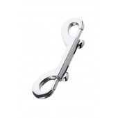 Серебристый двухсторонний карабин TOYFA Metal - ToyFa - купить с доставкой в Серпухове