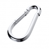 Серебристый карабин TOYFA Metal - ToyFa - купить с доставкой в Серпухове