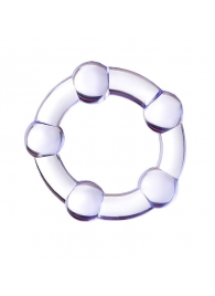 Фиолетовое эрекционное кольцо A-Toys - A-toys - в Серпухове купить с доставкой