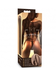 Коричневый мастубратор-вагина Nicole s Kitty - Blush Novelties - в Серпухове купить с доставкой