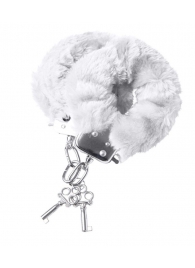 Наручники с белой меховой опушкой - ToyFa - купить с доставкой в Серпухове