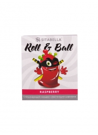 Стимулирующий презерватив-насадка Roll   Ball Raspberry - Sitabella - купить с доставкой в Серпухове