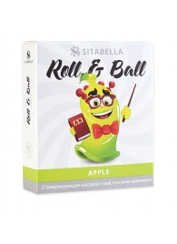 Стимулирующий презерватив-насадка Roll   Ball Apple - Sitabella - купить с доставкой в Серпухове