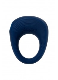 Синее эрекционное кольцо на пенис Satisfyer Ring 2 - Satisfyer - в Серпухове купить с доставкой