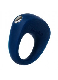 Синее эрекционное кольцо на пенис Satisfyer Ring 2 - Satisfyer - в Серпухове купить с доставкой