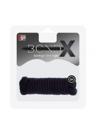 Чёрная веревка для связывания BONDX LOVE ROPE - 5 м. - Dream Toys - купить с доставкой в Серпухове