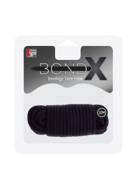 Черная веревка для связывания BONDX LOVE ROPE - 10 м. - Dream Toys - купить с доставкой в Серпухове