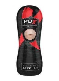 Мастурбатор-ротик Vibrating Oral Stroker - Pipedream - в Серпухове купить с доставкой