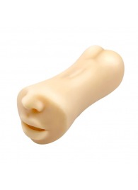 Двусторонний мастурбатор Gemini - ротик и вагина - Baile - в Серпухове купить с доставкой